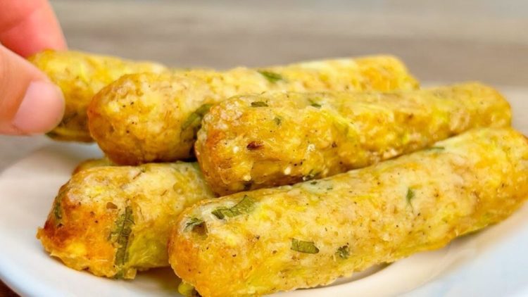 Zucchini-Haferflocken-Kroketten