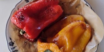 Geröstete Paprika in 10 Minuten