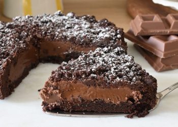Schokoladen-Streusel-Tarte