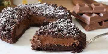 Schokoladen-Streusel-Tarte