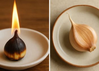 Warum Sie eine Knoblauchzehe verbrennen sollten